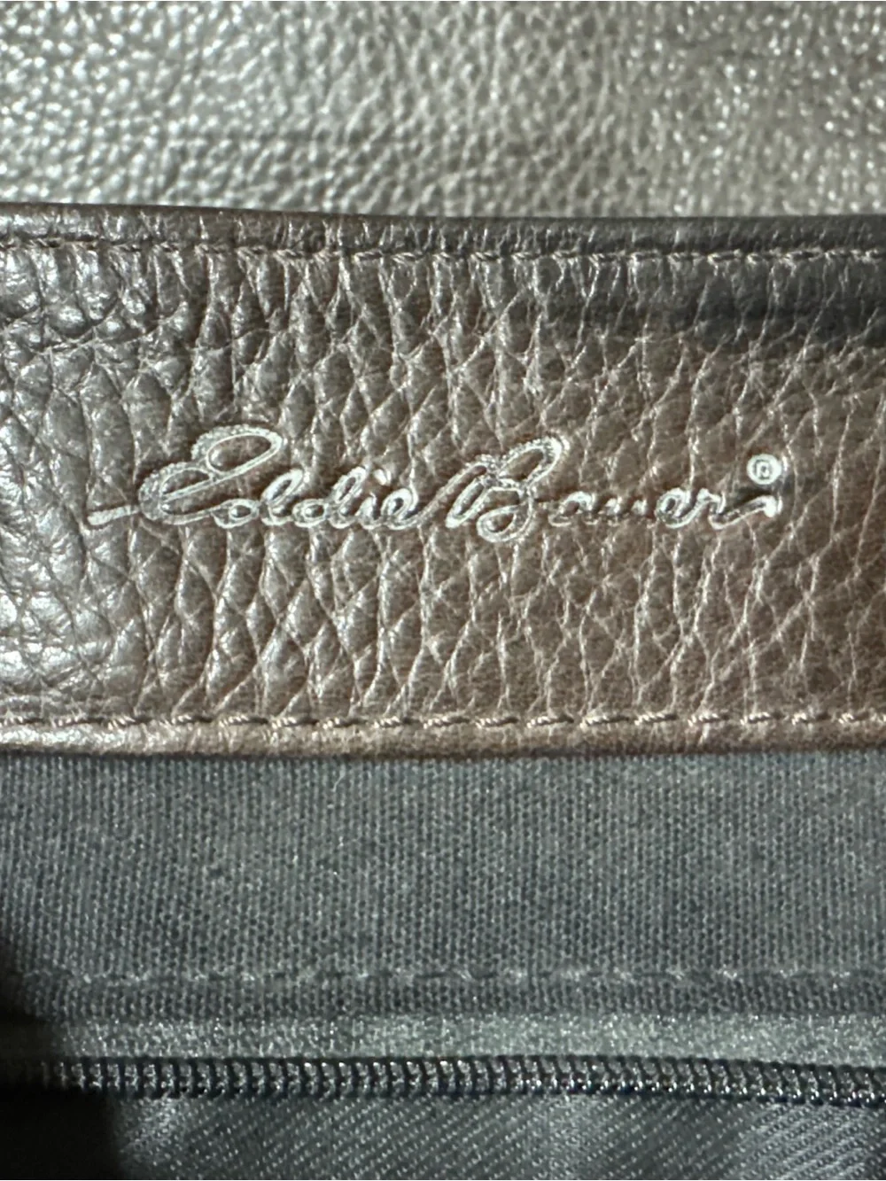 Eddie Bauer vintage Dark Brown Leather Backpack